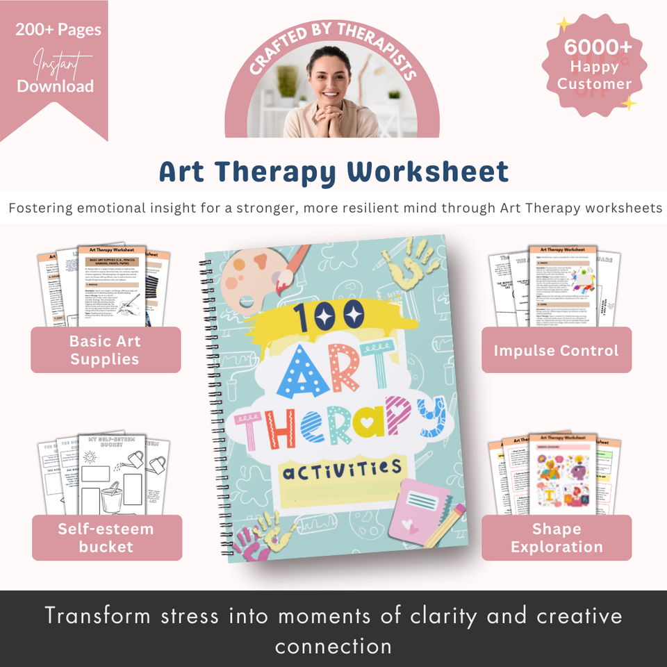 200+ Art Therapy Bundle (Free Today)